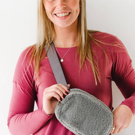 COZY All You Need Belt Bag - Cozy Grey