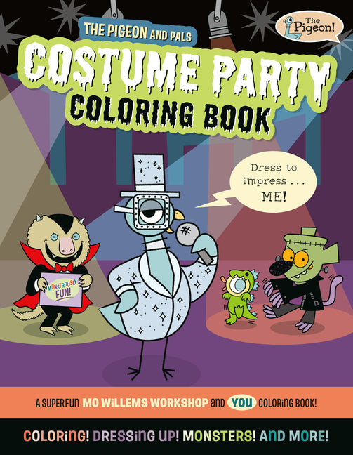 The Pigeon and Pals Costume Party Coloring Book - Ingram