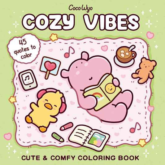 Cozy Vibes: Coloring Book for Adults and Kids - Ingram