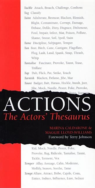 Actions: The Actors' Thesaurus - Ingram