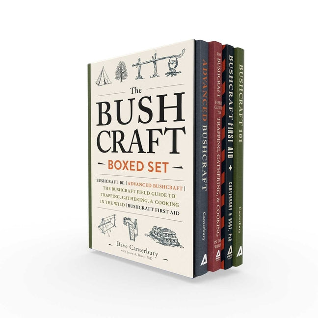 The Bushcraft Boxed Set: Bushcraft 101; Advanced Bushcraft; The Bushcraft Field Guide to Trapping, Gathering, & Cooking in the Wild; Bushcraft First Aid - Ingram