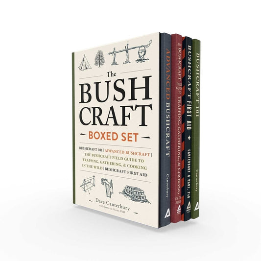 The Bushcraft Boxed Set: Bushcraft 101; Advanced Bushcraft; The Bushcraft Field Guide to Trapping, Gathering, & Cooking in the Wild; Bushcraft First Aid - Ingram