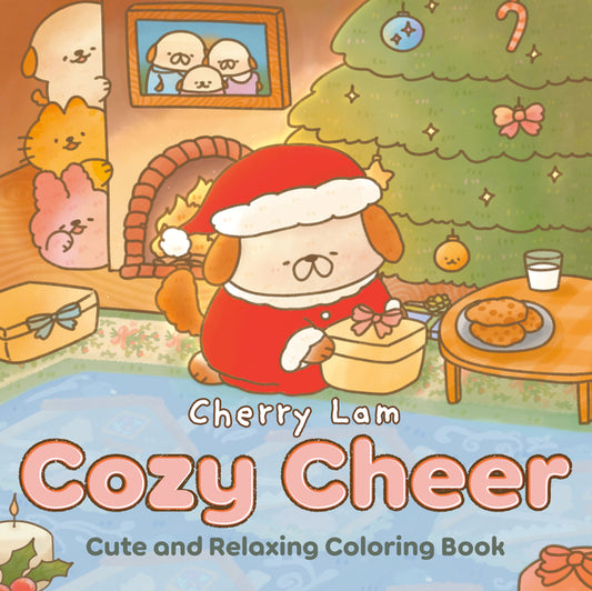 Cozy Cheer: Cute and Relaxing Coloring Book [A Christmas Coloring Book]