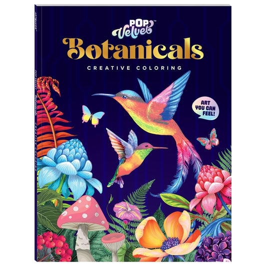 Art Maker Pop Velvet Botanicals Coloring Book - Ingram