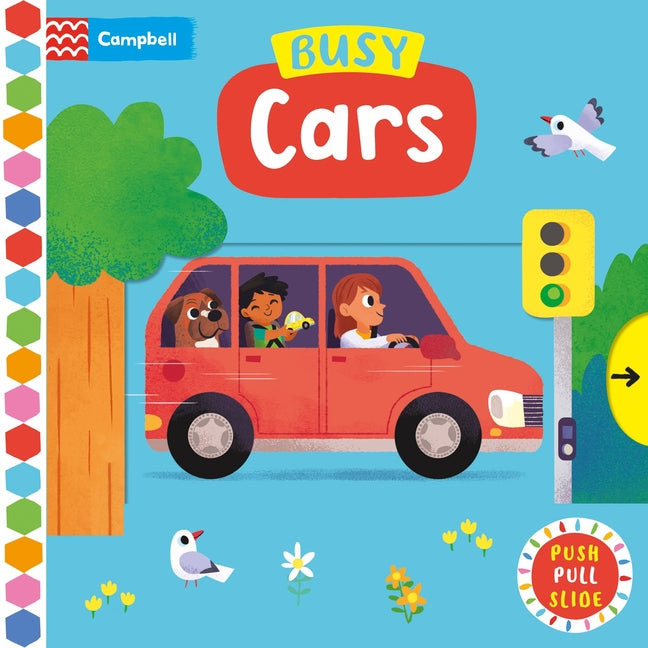 Busy Cars: A Push, Pull, Slide Book - Ingram